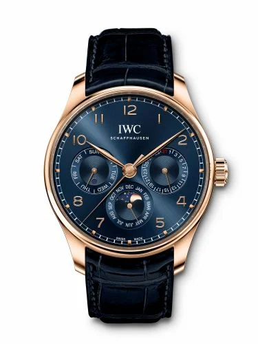 IWC Portugieser Perpetual Calendar 42 Red Gold / Blue / Boutique Edition IW3442-05 (IW344205)
